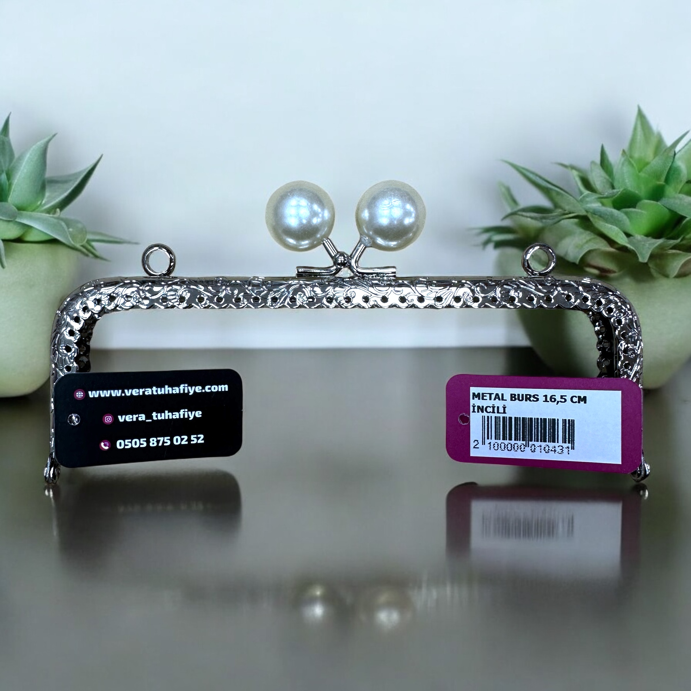 20.5 CM DİKMELİ BONCUKLU